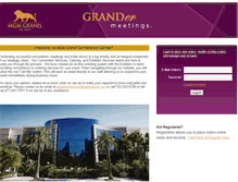 Tablet Screenshot of mgmgrandexhibitorservices.com